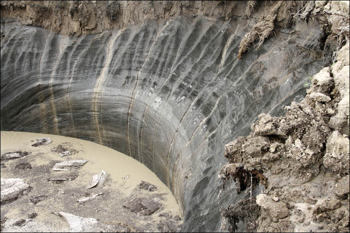 Startling changes revealed in mystery craters in northern Siberia