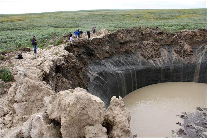 Startling changes revealed in mystery craters in northern Siberia