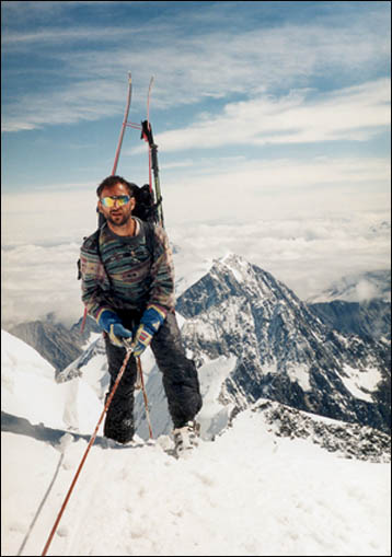 Dmitry on the slope