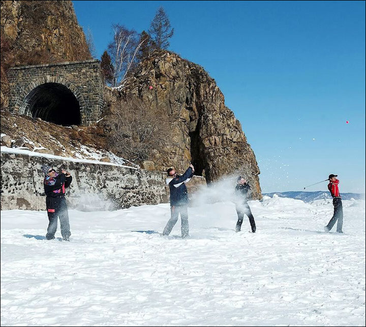 Ice-golf