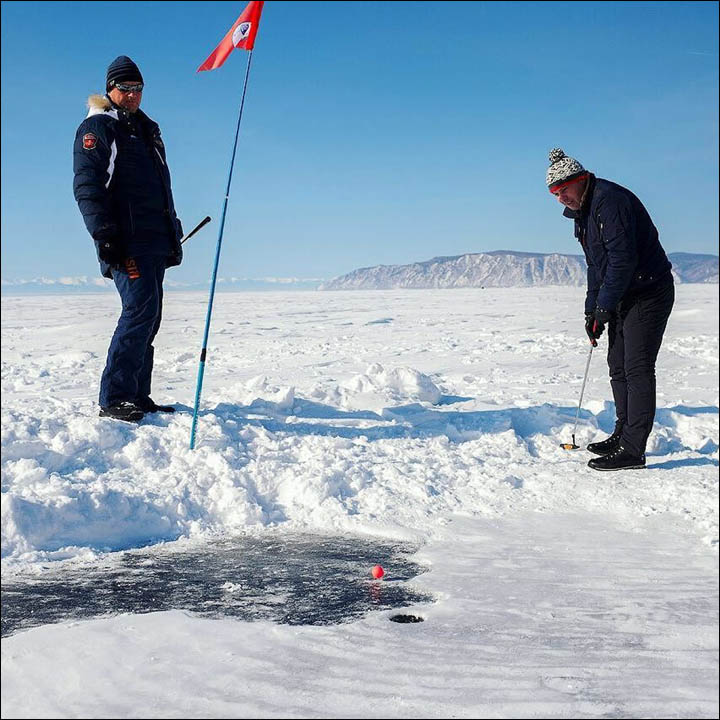 Ice-golf