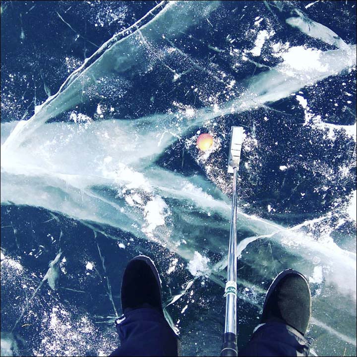 Ice-golf
