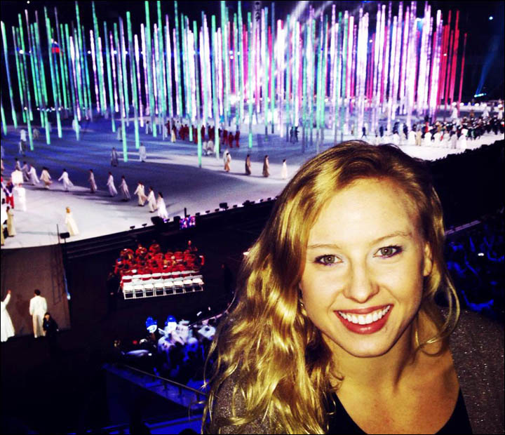 Jessica Long in Sochi March 2014