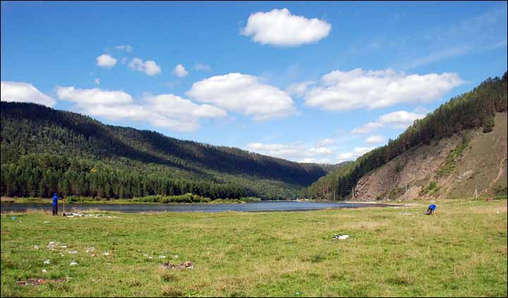 Mana river, Krasnoyarsk region, SIberia