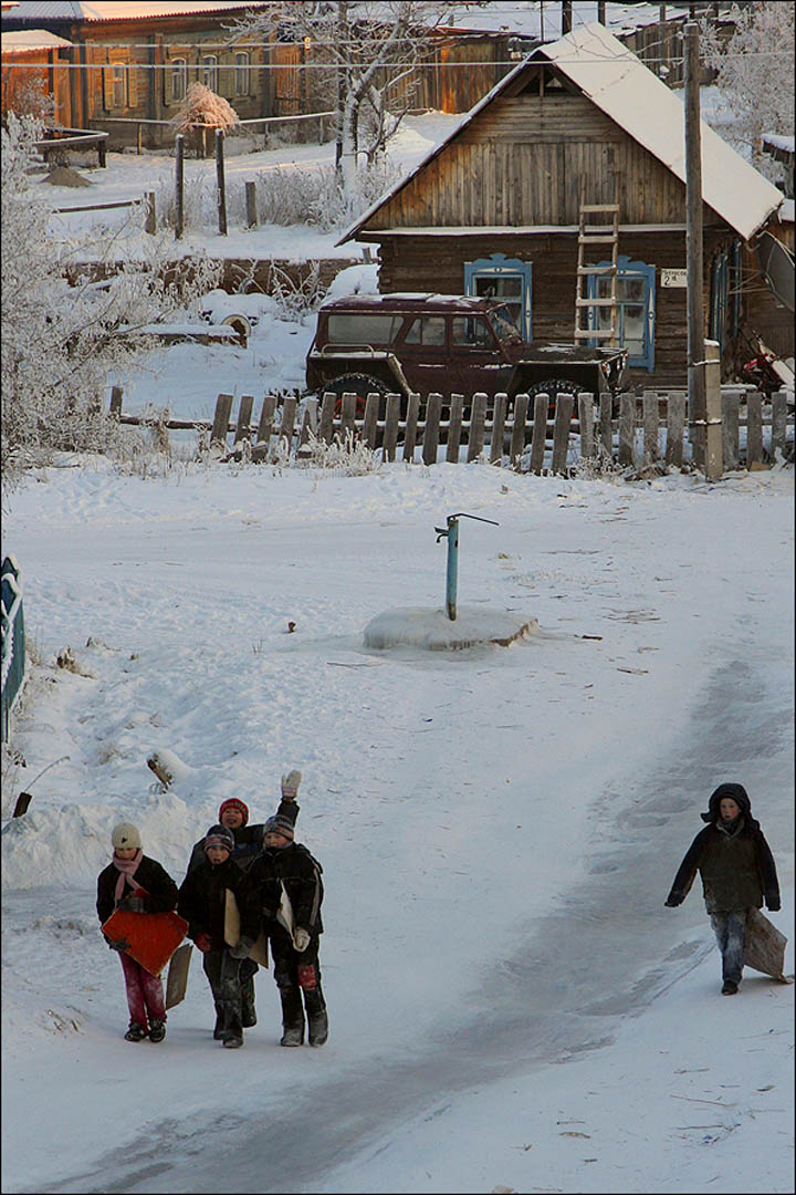 the best place for children to grow in small town in the heart of Siberia