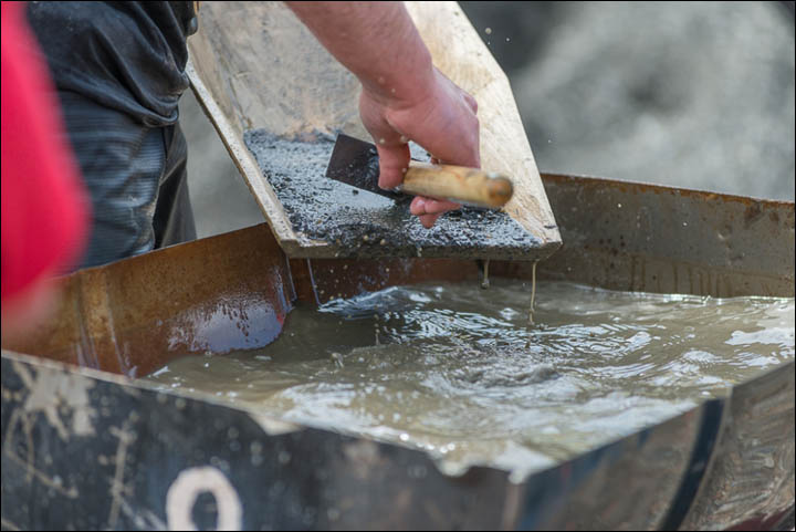 Gold panning