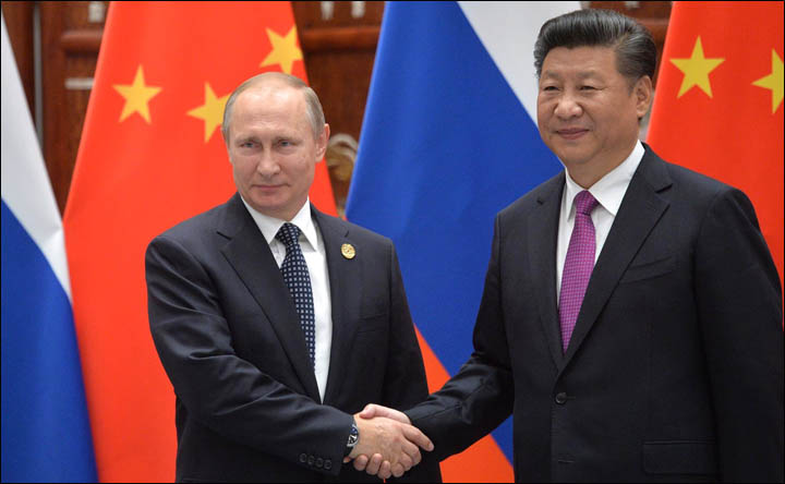 Vladimir Putin and Chairman Xi