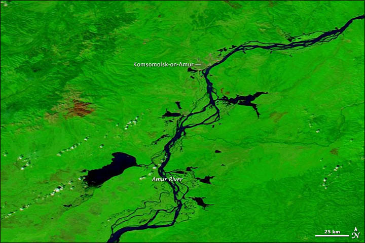 Flooding 2013 the Far East of Russia