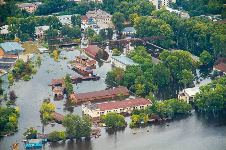 flooding 2013 the Far East of Russia