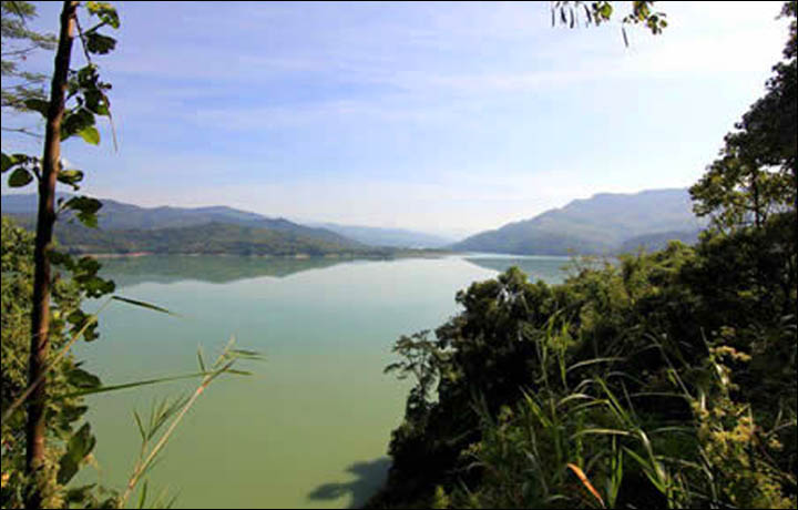 Doyang reservoir Nagaland India