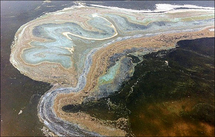 Strange blot on Baikal