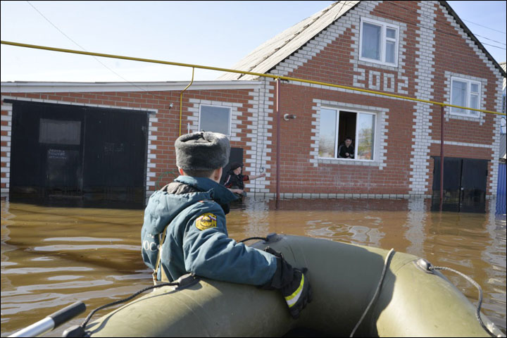 Flood in Ishim