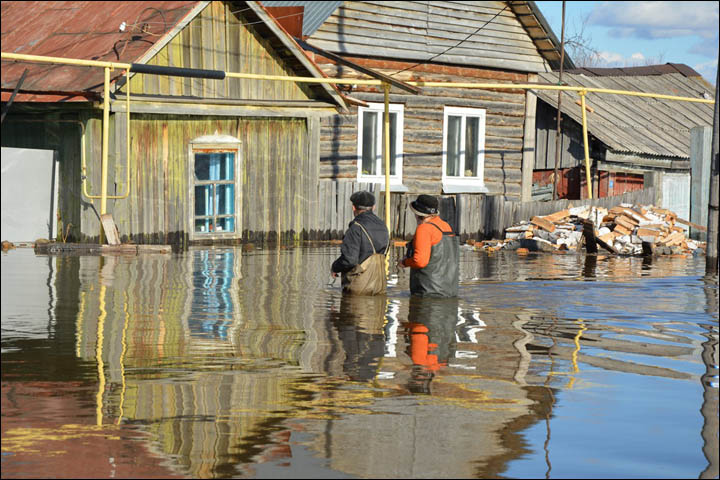 Flood in Ishim