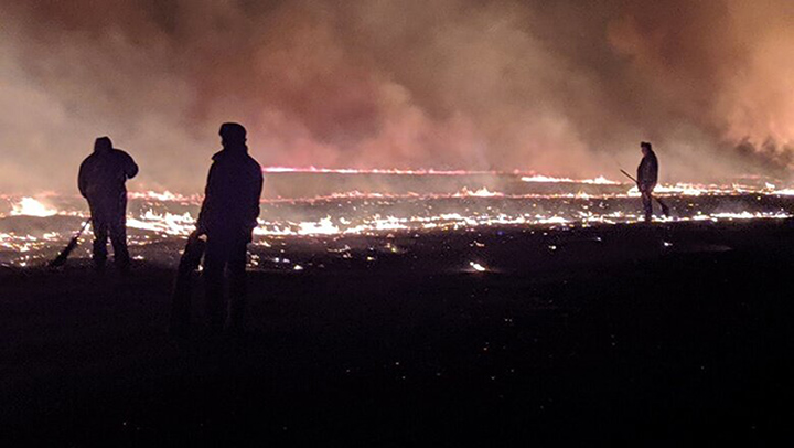 Wildfire in Khakassia