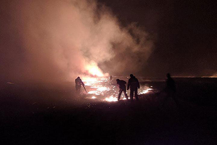 Wildfire in Khakassia