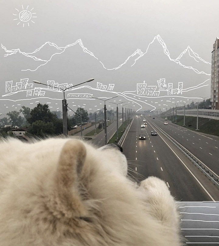 Smoke in Krasnoyarsk