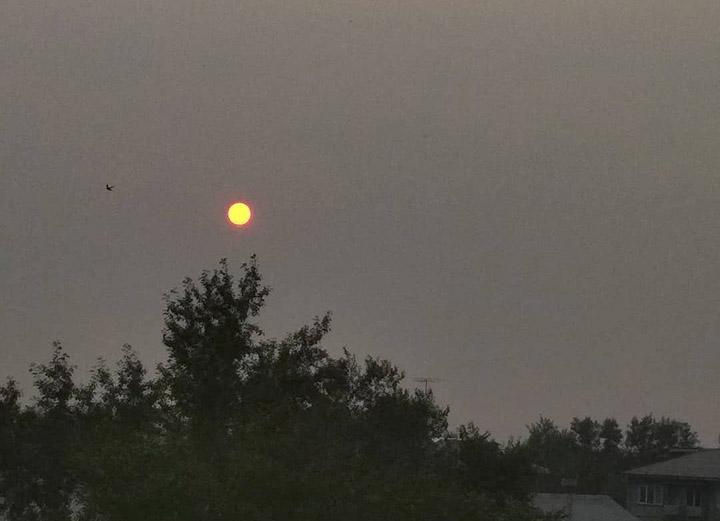 Smoke in Krasnoyarsk
