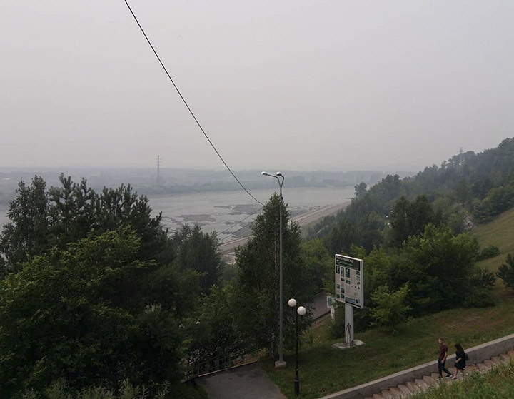 Smoke in Tomsk