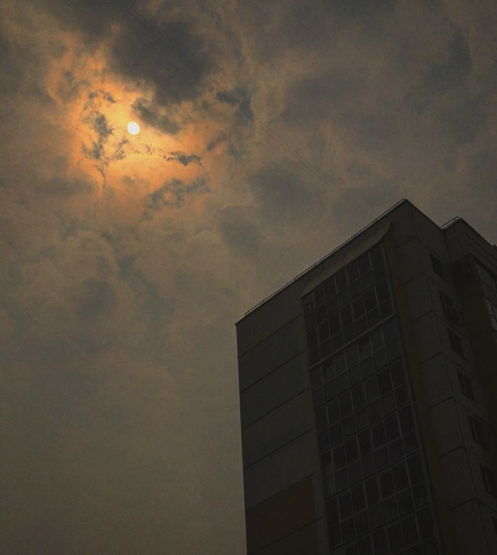 Smoke in Tomsk