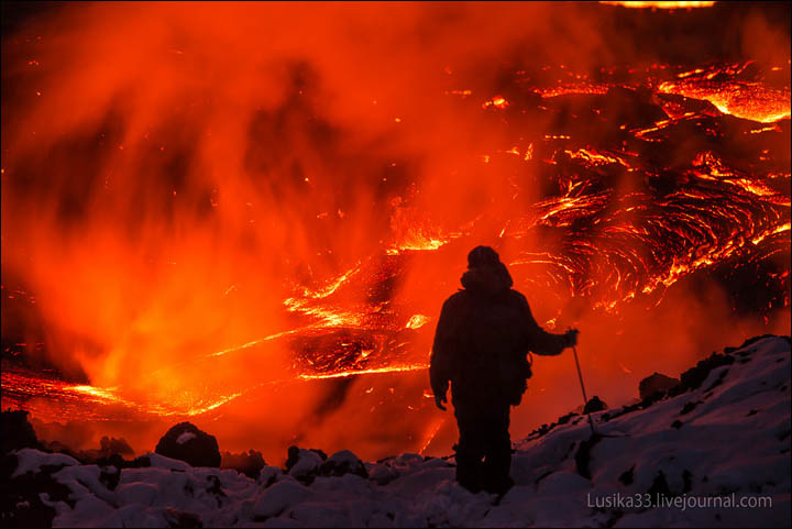 Tolbachik volcano eruption April 2013