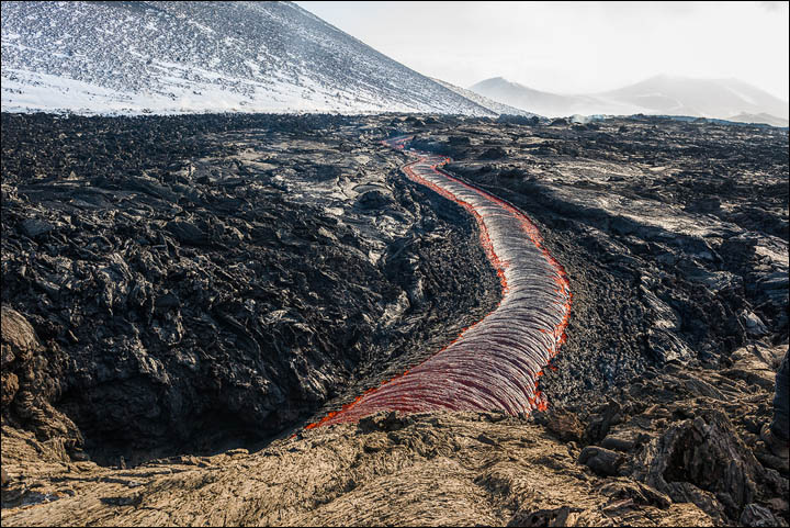 Tolbachik volcano eruption April 2013