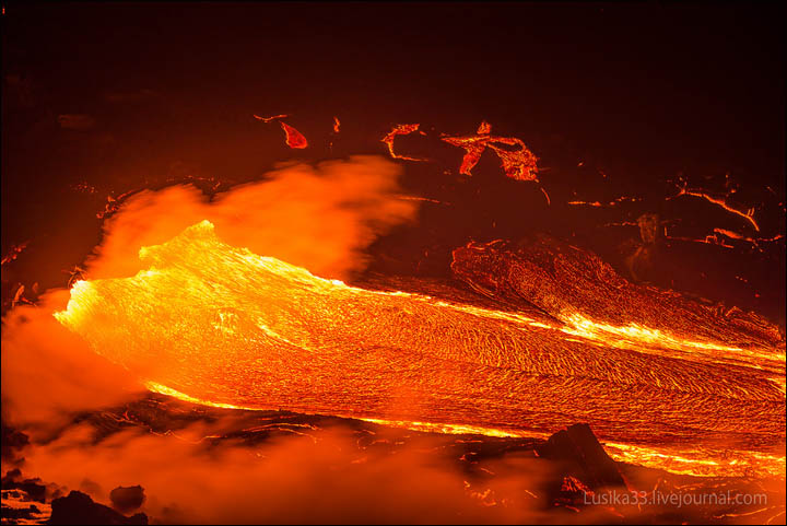 Tolbachik volcano eruption April 2013