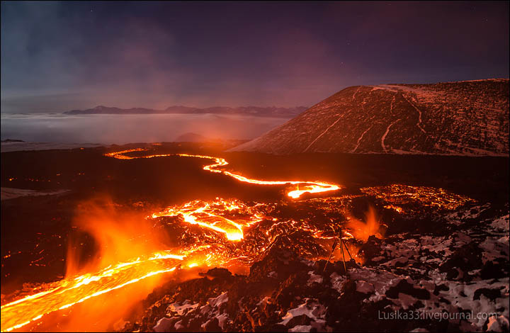 Tolbachik volcano eruption April 2013