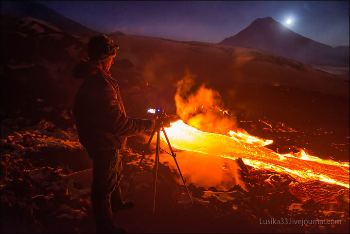 Tolbachik volcano eruption April 2013