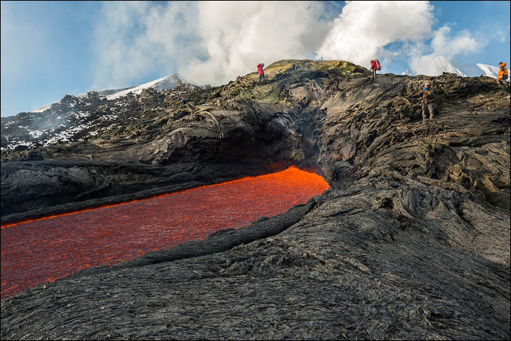 Tolbachik volcano eruption April 2013