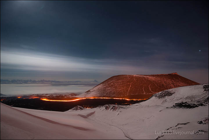 Tolbachik volcano eruption April 2013