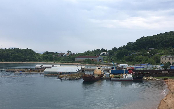 Whale jail in Nakhodka