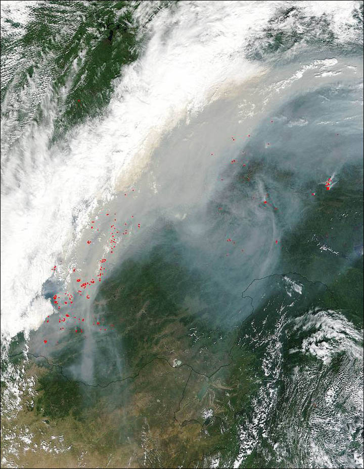 Wildfires in Siberia