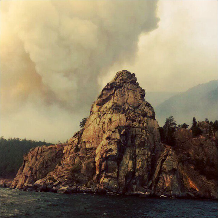 Wildfires on Baikal