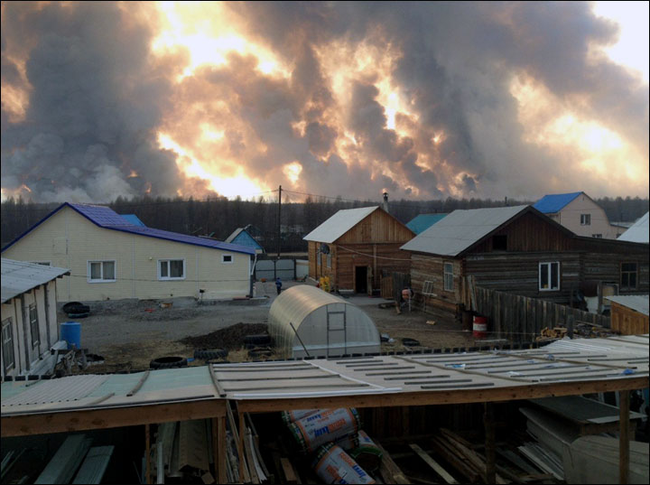 Wildfires in Buryatia