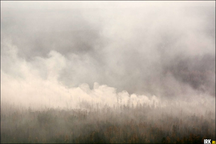 Wildfires in Irkutsk region