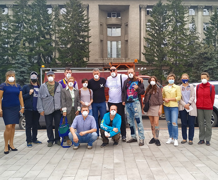 Protest in Krasnoyarsk