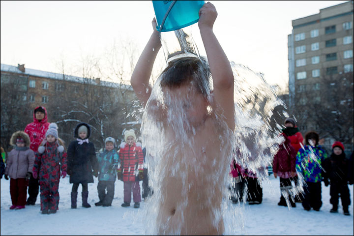 Ice babies Siberia 