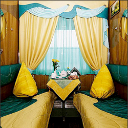 Yenisei train, Moscow to Krasnoyarsk, Western Siberia
