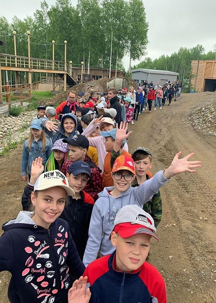 Holdomi camp before the fire