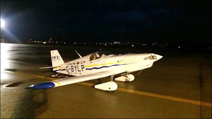 Conquering Russian air space in a 7 metre (22 ft) wingspan homebuilt aircraft