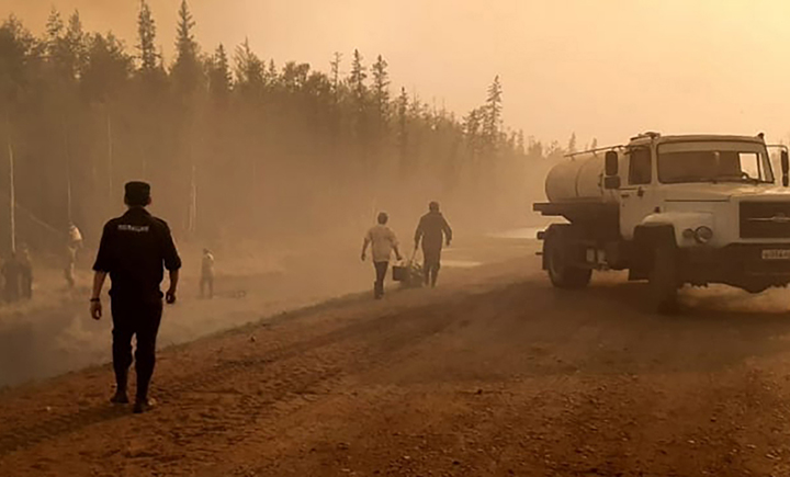Early summer 2021 wildfires inferno in Yakutia, Russia's coldest region