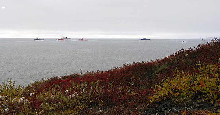 Akademik Lomonosov arrived in Pevek