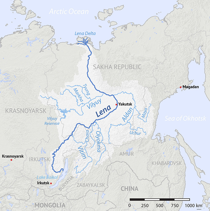 World’s largest permafrost river dries to a record low