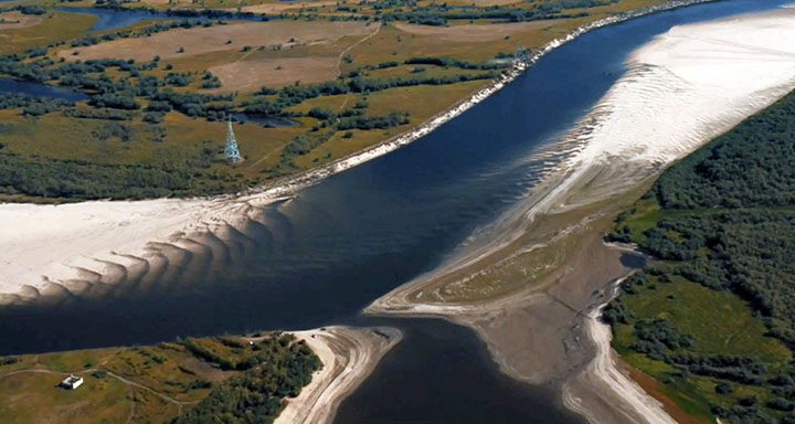 World’s largest permafrost river dries to a record low