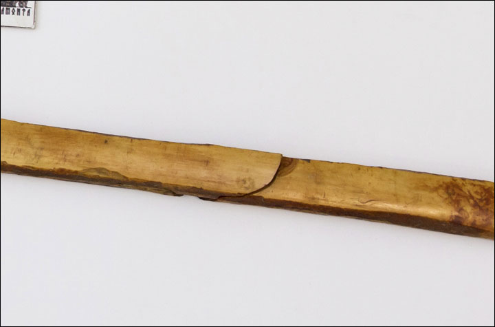 Spear of mammoth bone