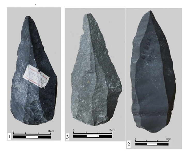 Stone implements found at Tolbor