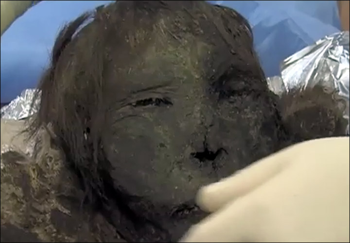 Meet the mummified Polar Princess, her long eyelashes and hair still intact after 900 years