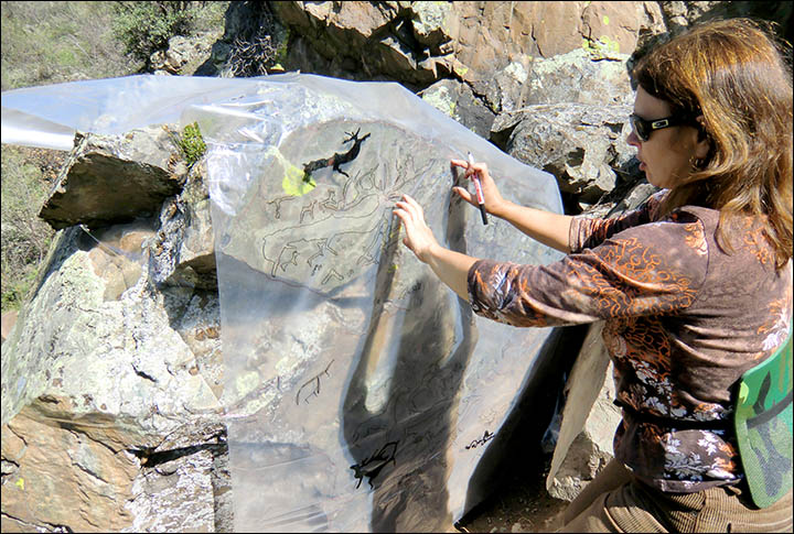 Thousands of rock paintings make remote area the world’s best place to see 5,000 year old alfresco art  