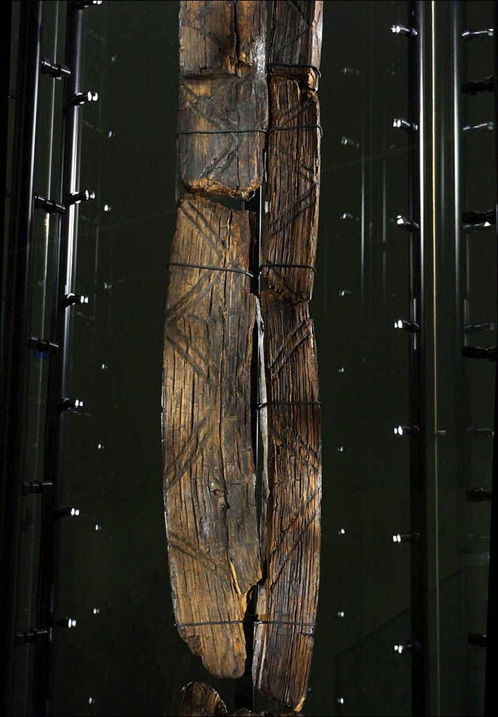 The Idol is the oldest wooden statue in the world, estimated as having been constructed approximately  9,500 years ago