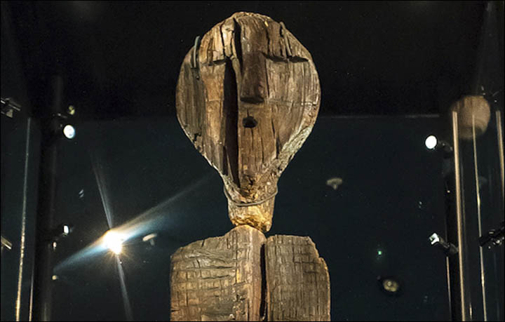 Beaver's teeth 'used to carve the oldest wooden statue in the world'